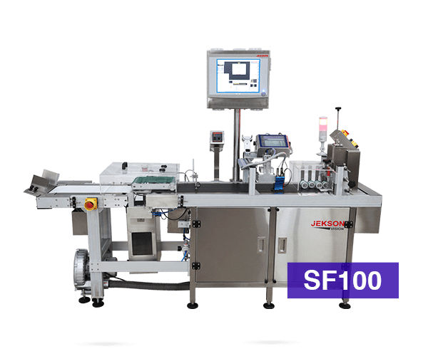 SF100 - Offline Conveyor System with Print Verification and Rejection from Jekson