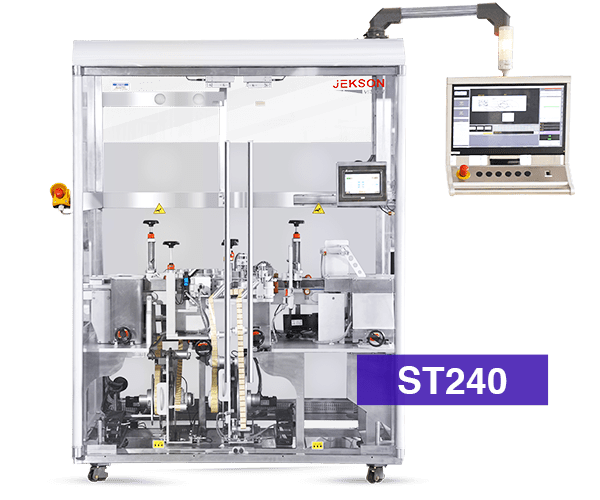 ST240 - All in one Serialization, Tamper-Evident and Inspection Machine