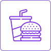 Icon for food and beverage industry products