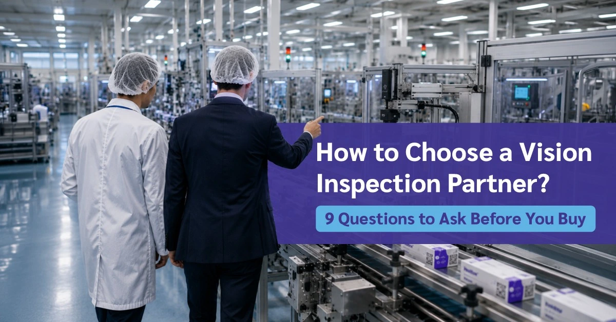 How to Choose a Vision Inspection Vendor: 9 Questions to Ask Before You Buy