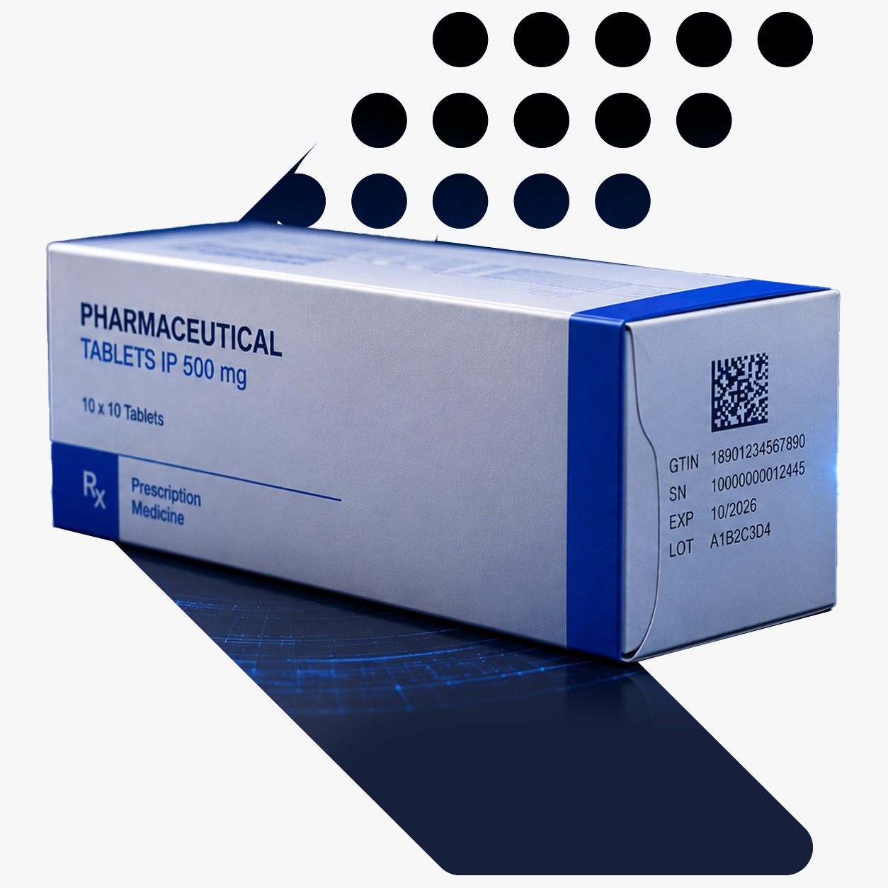 Pharmaceutical packaging line serialization